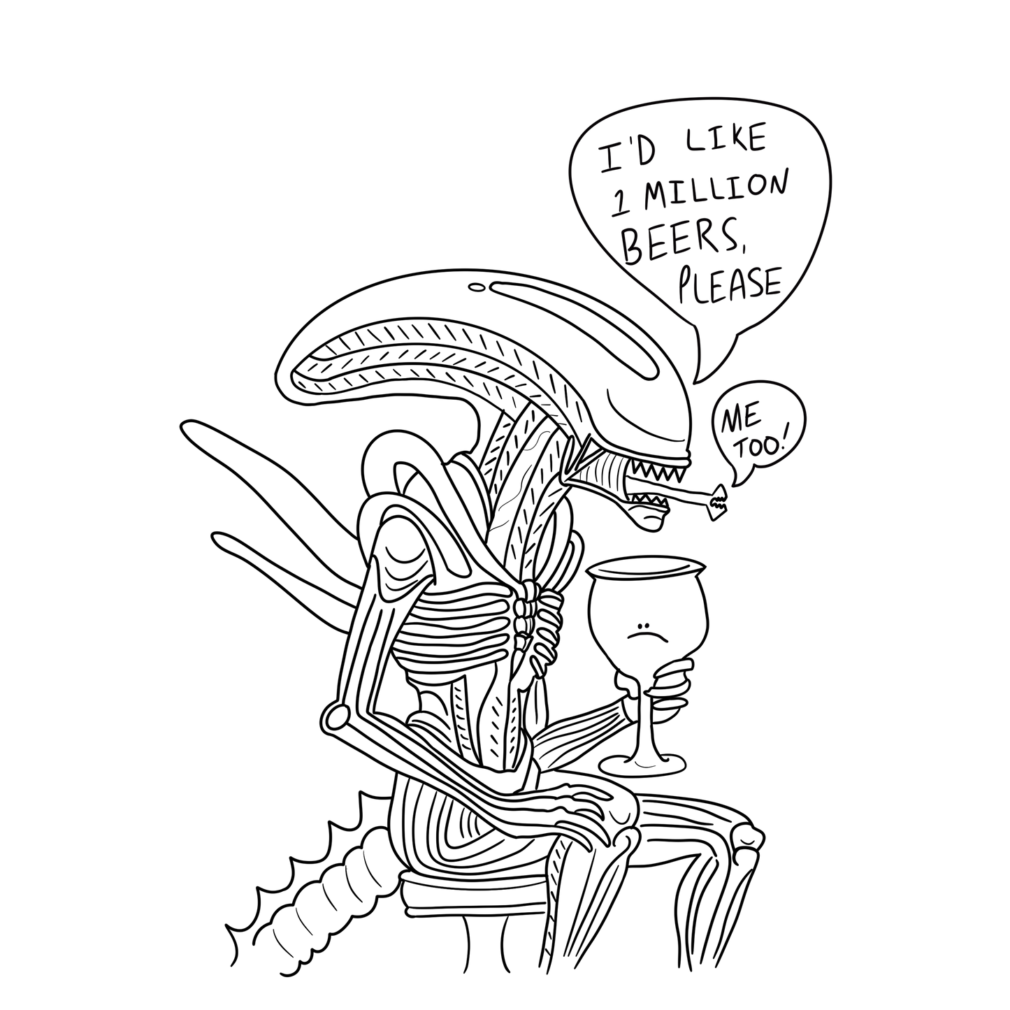 1 million beers - 16oz glass