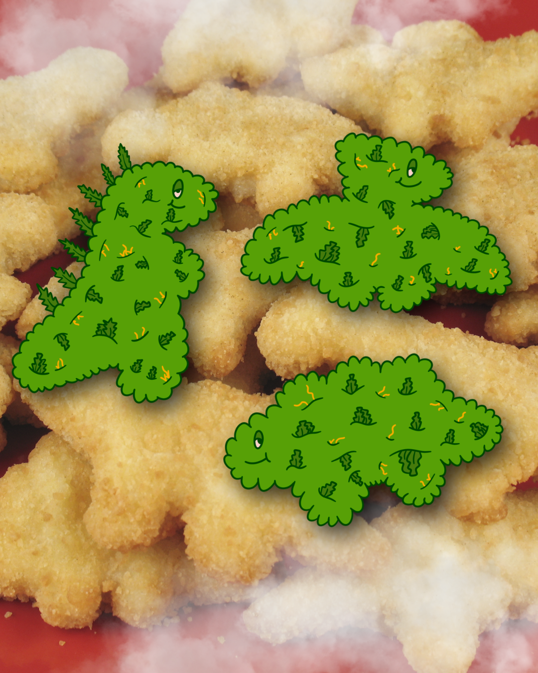 Dino Nugs Sticker Pack