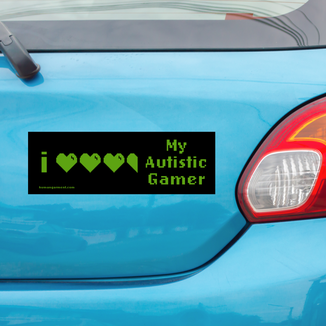 Gamer Car Sticker Gamer Bumper Sticker – Human Garment Company